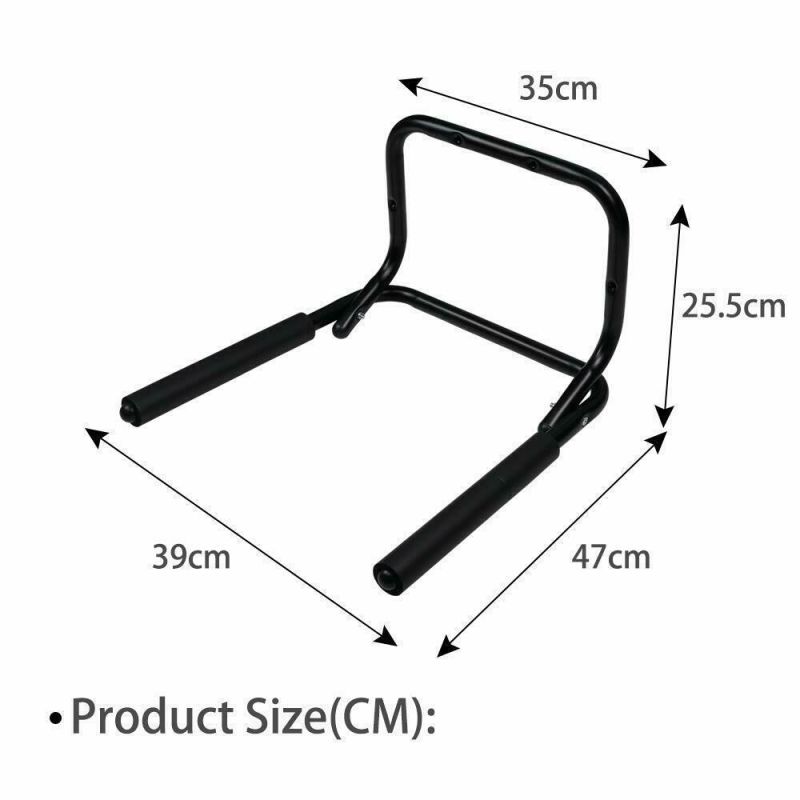 Garage Bicycle Holder Folding Space Saver Bike Wall Mount Rack Storage Hanger