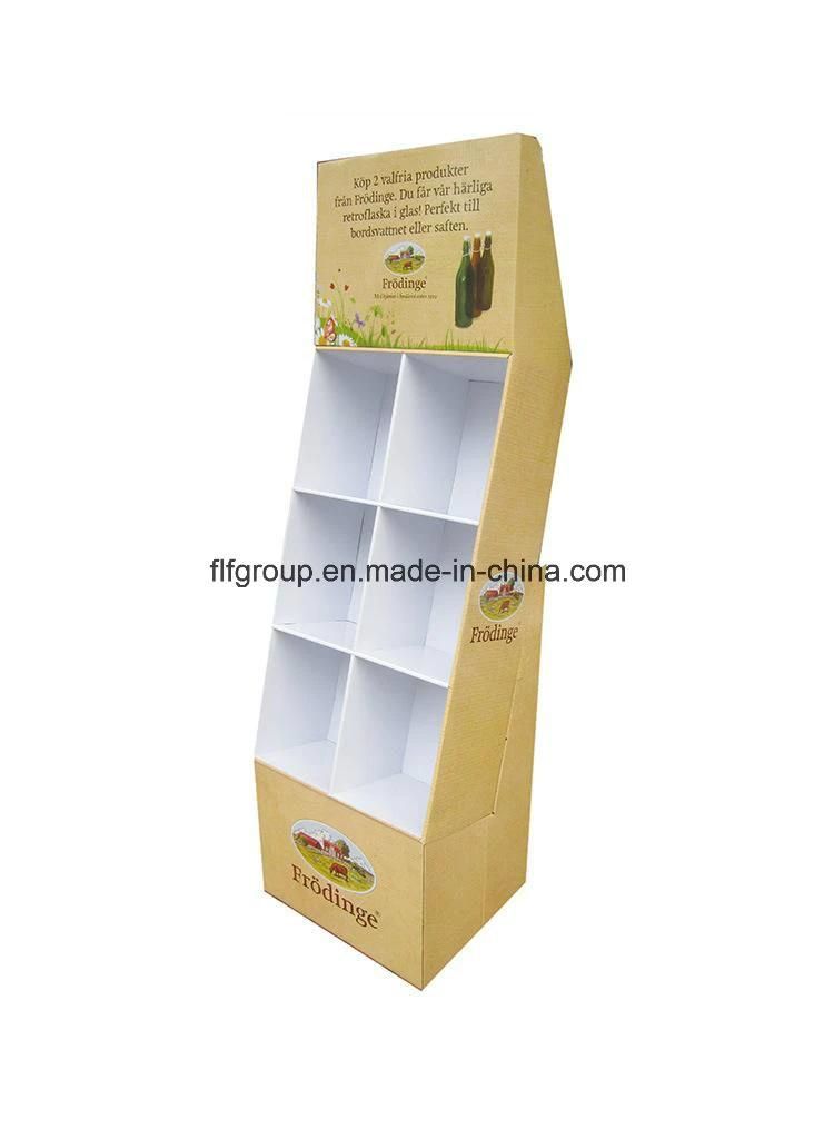 Good Quality Environment-Friendly Paper Advertising Storage Rack