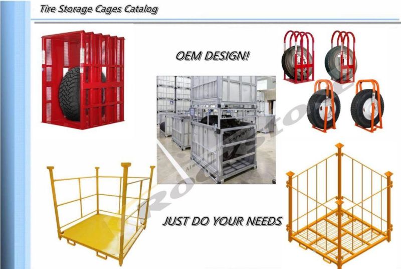 Best Price Spare Steel Truck Tyre Storage Rack