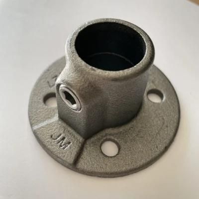 Malleable Iron 131b Based Flange Key Clamp Used in Furniture and Industrial Safety Barrier