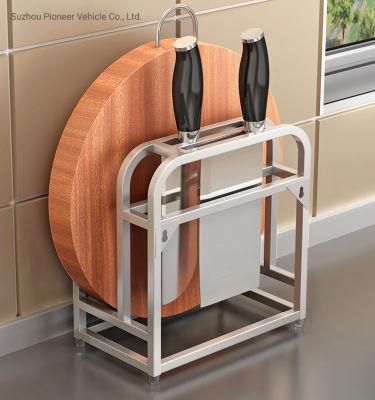 Punch-Free Kitchen Storage Rack Cutting Board Rack