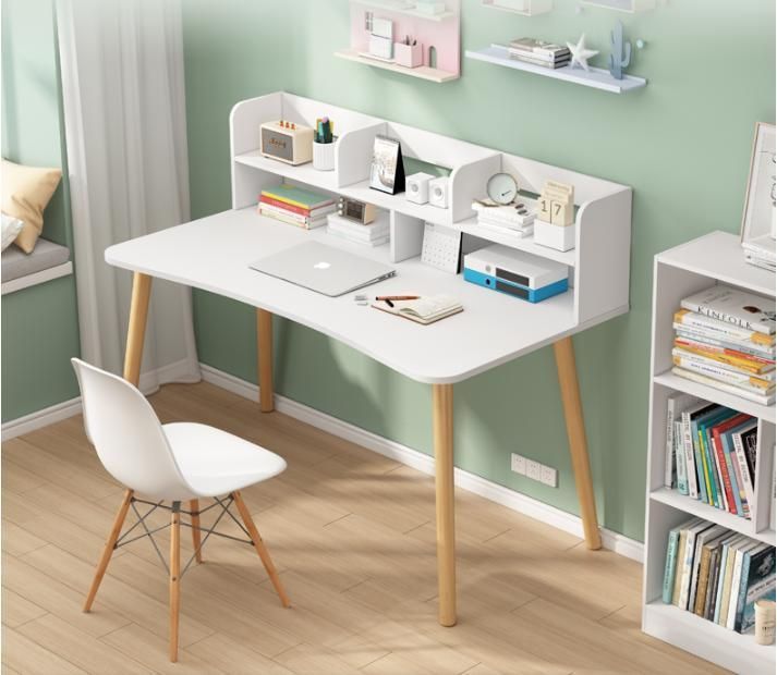Computer Desk Home Simple Desk Bookshelf Combination Simple Bedroom Student Study Desk Renting Office Office Writing Desk