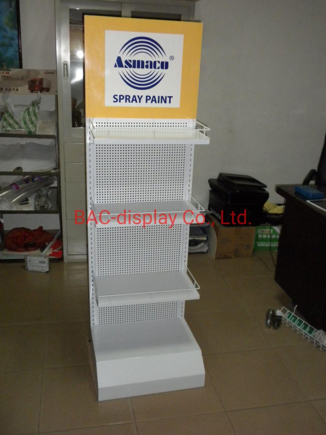 Factory Supply Panel Metal Shelf Perforated Display Rack