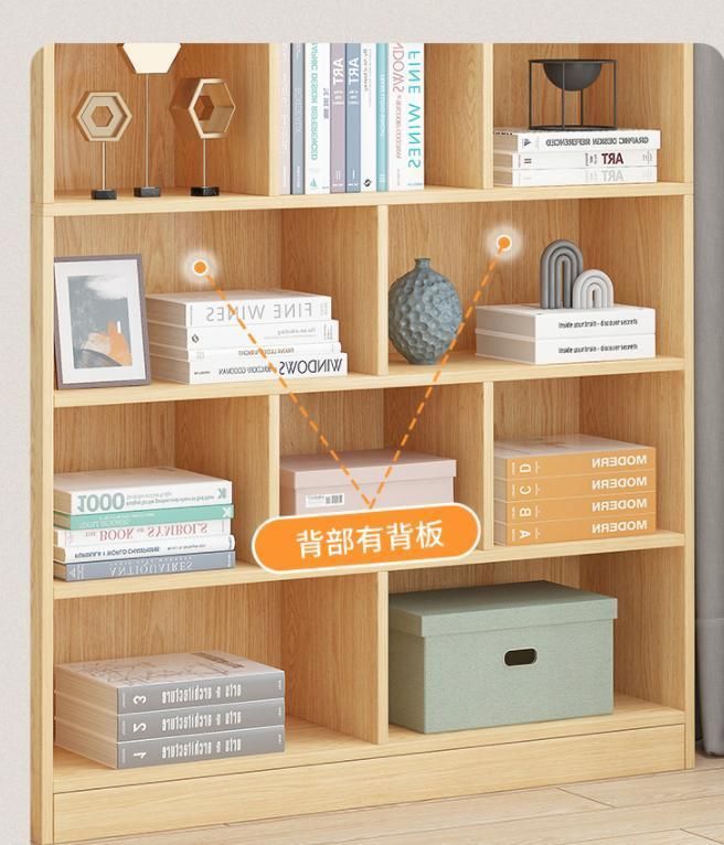 Bookshelf Floor Shelf Multi-Layer Storage Cabinet