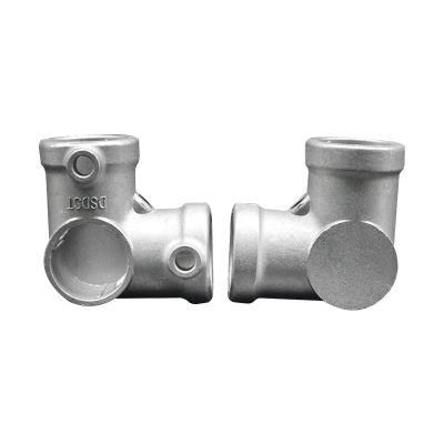 High Quality Equal Tees 3 Way Aluminium Key Clamp Pipe Fittings 1 Inch 90 Degree Elbow with Screws
