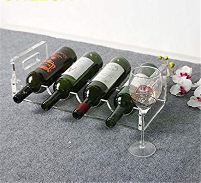 Custom Acrylic LED Wall Mounted Wine Racks
