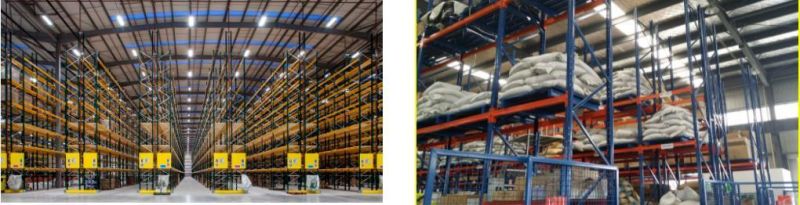 Ce Certifcated Automatic Multipass Pallet Racking System Radio Moles and Radio Shuttle Racking