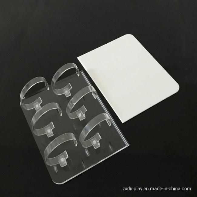 6 Units Acrylic Display Stand for Watch and Bangle Exhibition