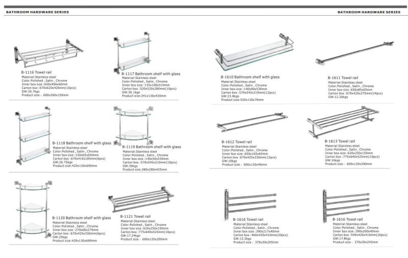 High Quality Stainless Steel Towel Rack