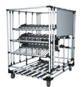 Frist in Frist out Roller Tracking Rack, Flow Rack, Storage Rack, Steel Rack, Flexible Production Line