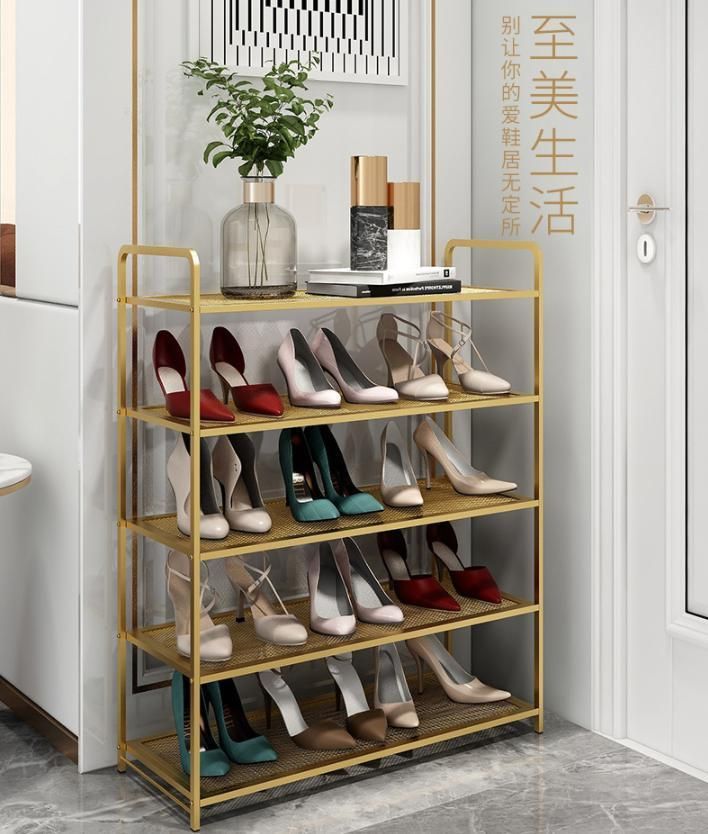 Shoe Shelf in The Bedroom at The Door of The Home, Good-Looking, Economical, Small-Sized Household Dormitory