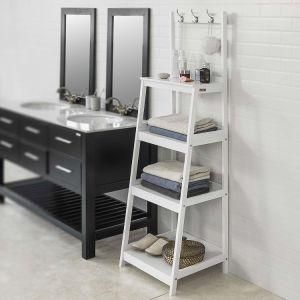 Ladder Shelf Coat Rack Storage Display Shelving Rack