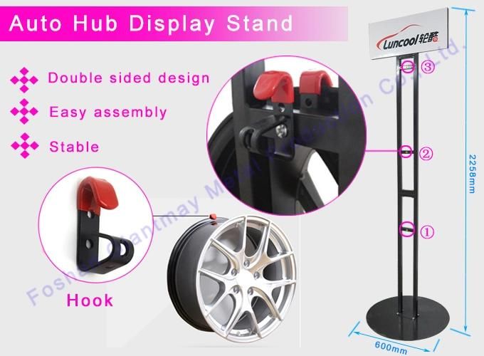 High Quality Custom Metal Stand Display Car Tire Metal Rack