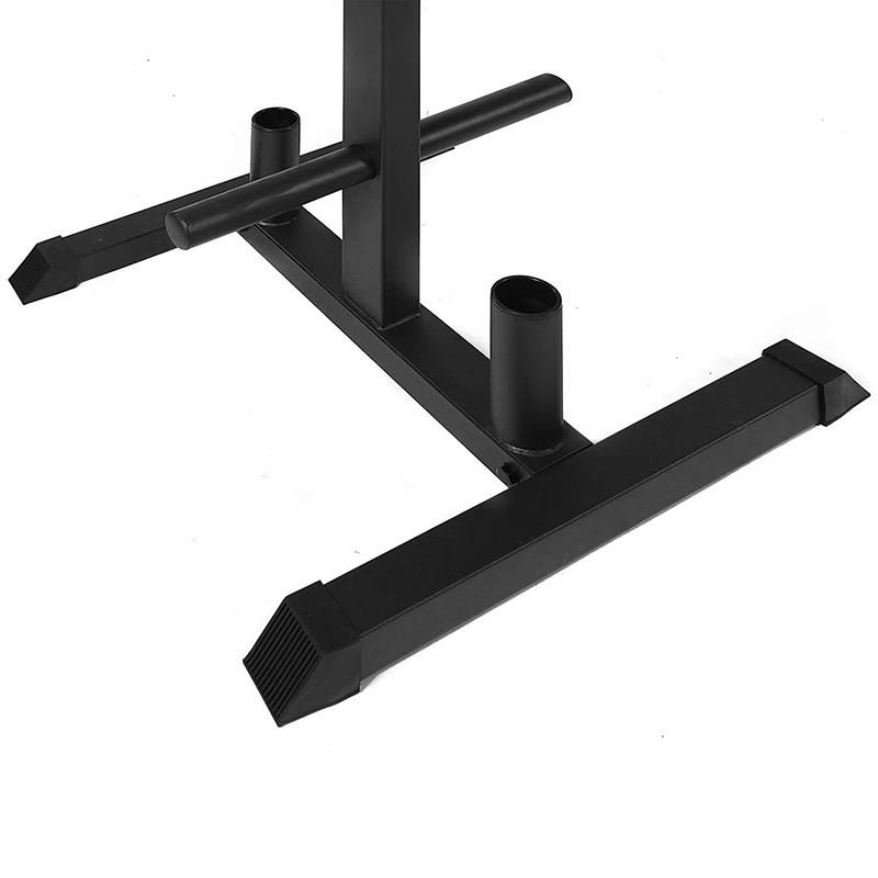 High Quality Metal Construction Custom Commercial Fitness Vertical Detachable Plate Storage Rack