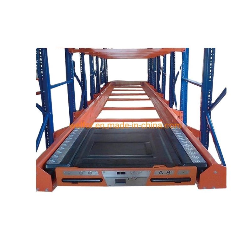 Automation Racking System Radio Shuttle Warehouse High Tech Shelving Radio Shuttle Pallet Racking