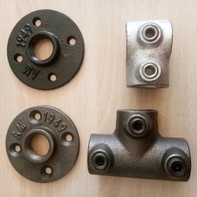 Heavy Duty Pipe Fittings Short Tee Key Clamp Structural Fittings