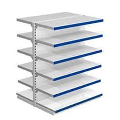 Double 6 Tier Shelves Supermarket Rack