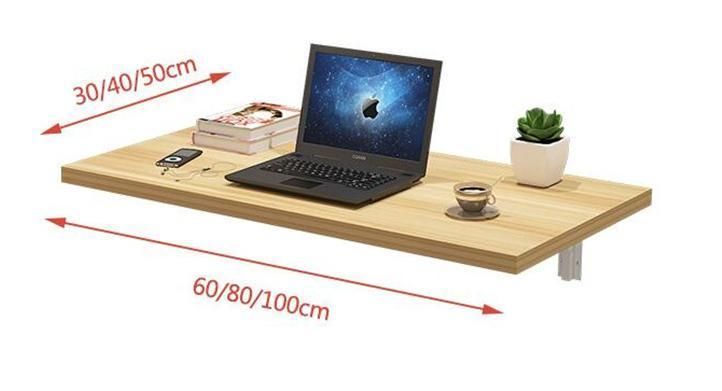 Simple Wall-Mounted Computer Desk Can Be Used as a Bookshelf