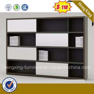 Black Color Office Furniture Melamine Storage Cabinet Bookcase (HX-6M273)