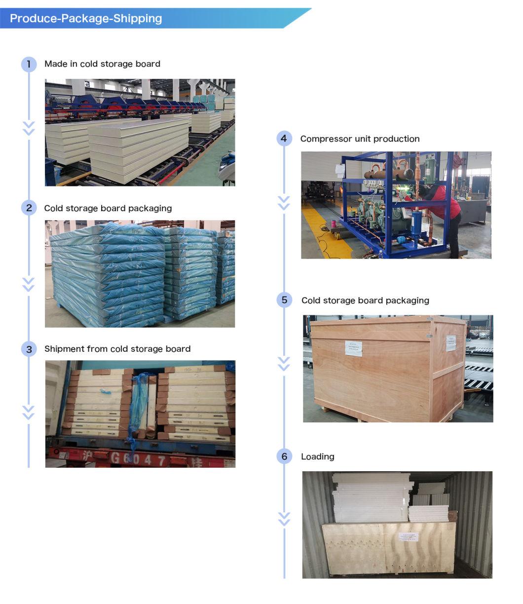 Runte R404A Bitzerr Screw Type Parallel Compressor Racks for -18 Degree Cold Storage