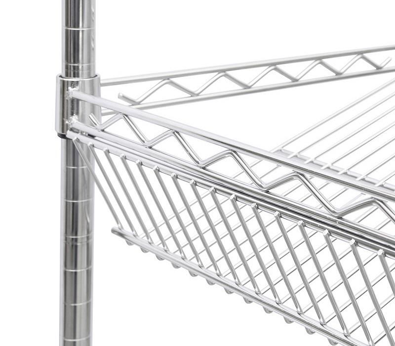 Adjustable Square Steel Wire Mesh Storage Shelving