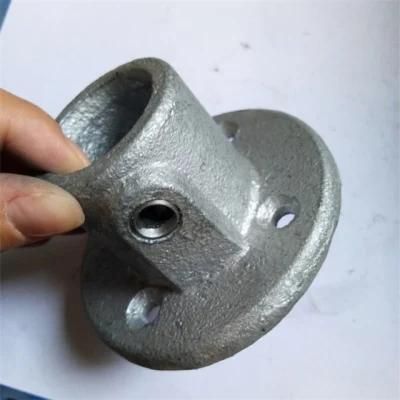 Galvanized Black Iron Pipe Scaffoldings Handrail Structural Fittings Based Flange Key Clamp