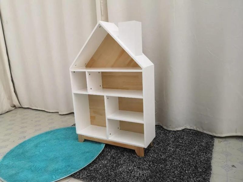 MDF High Quality House Bookshelf for Child