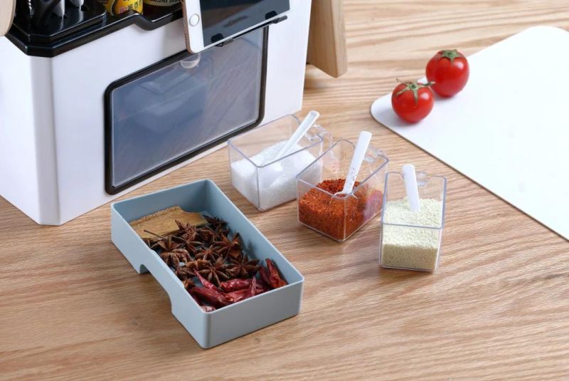 Hot Selling Plastic Kitchen Spice Storage Rack