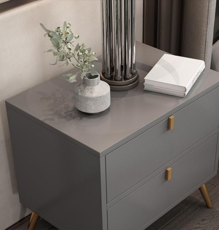 Bedside Table Shelf Simple Modern Light Luxury Storage Cabinet Simple Bedroom Bedside Cabinet Mini Small Storage Cabinet