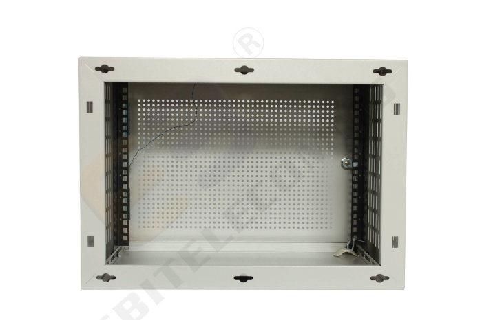 Perforated Grey Color Wall Mounting Network Cabinet Sever Rack