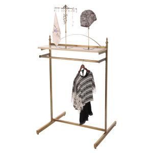 Display Equipments Metal Clothes Hanging Display Stand / Racks