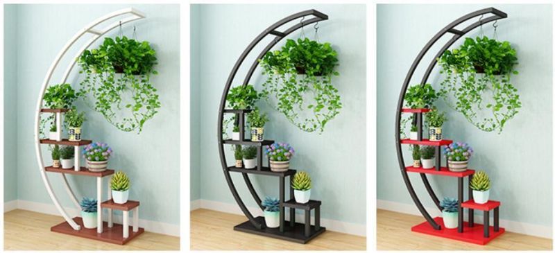 Living Room Flower Stand Pot Rack Indoor Green Floor Flower Stand