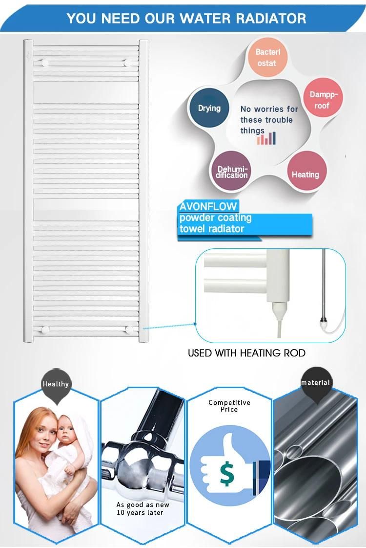 Avonflow Chrome Bathroom Heated Towel Rack Cn-D1sr