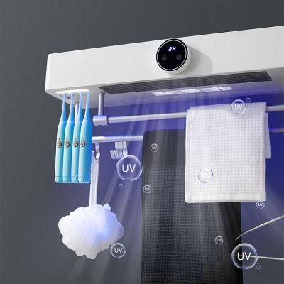 Amazon Multi-Functional Home Bathroom Floating Shelves 24 Inch Towel Bar Holder Warmer Towel Rack for Kitchen Hotel Wall Shelf