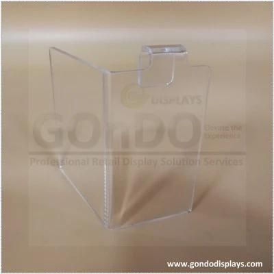3mm (. 118&quot;) Thick Clear Acrylic Display Fixtures Shelf Riser Hanger