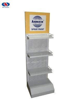 Factory Supply Panel Metal Shelf Perforated Display Rack