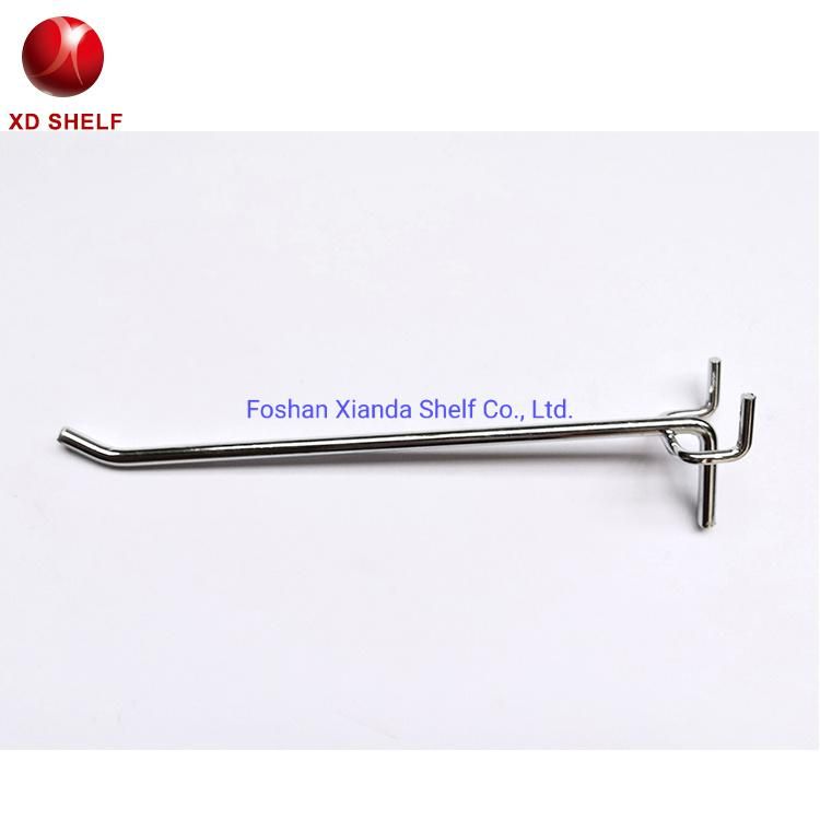 Single Industrial Xianda Carton Package 200 / 250 300 350 (mm) Retail Metal Shelf Hook