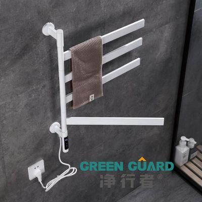 Wall Mounted Electric Swing Towel Warmer Rack