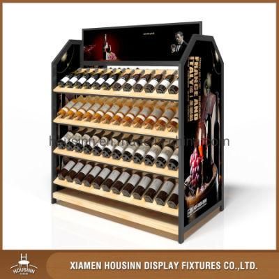 Double-Sided Beer Spirit Wine Display Stand