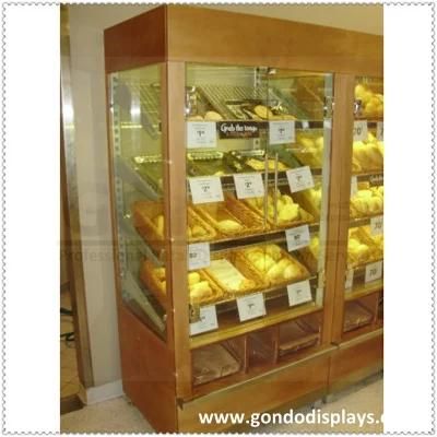 Bakery Naked Bread Unit Floor Bread Display Stand for Stores