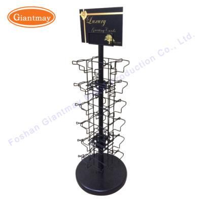 Spinning Metal Countertop Postcard Greetingcard Display Rack