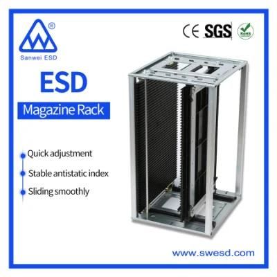 SMT Anti-Static ESD Magazine Storage Cart Rack