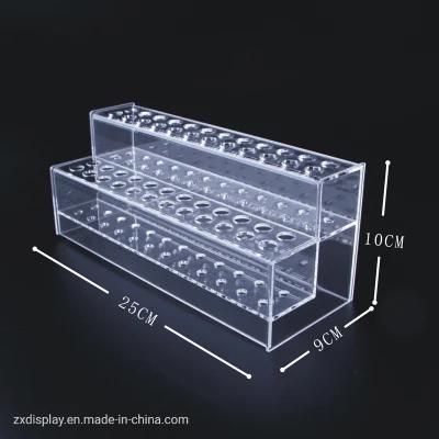 2 Layers Pencils and Pens Acrylic Retail Display Stand for Stationery Shop