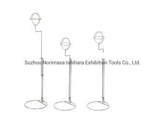 Hat Display Rack, Hat Stand, Table Top Decorative Hollow Ball Shaped Metal Hat Wig Display Stand Rack