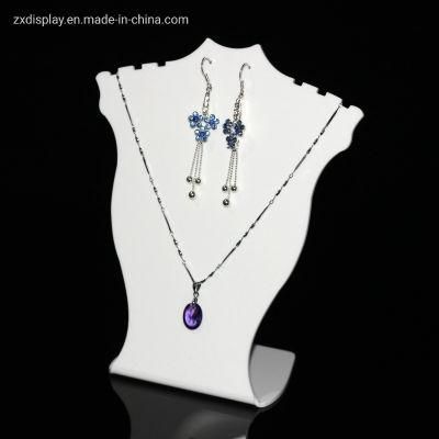 Custom Jewelry Set Display Stand Acrylic Necklace Rack for Jewellery Store