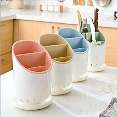 Plastic Drainage Chopstick Shelf Kitchen Tableware and Chopstick Tube