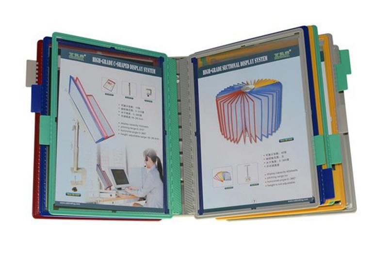 Wall Mounted 10 Sleeves Display Stand B113