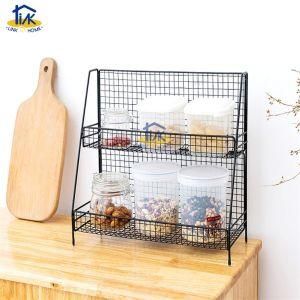 Brk0303bk 2-Tier Organizer Shelf Cosmetic Desktop Storage Freestanding Bottles Rack