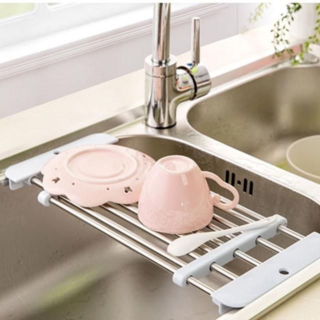 Stainless Steel Kitchen Foldable Draining Rack