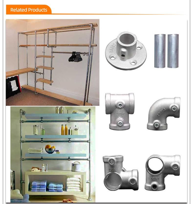 Structural Pipe Fittings Tube Clamp Handrail System Railing Aluminum 90 Degree Elbow